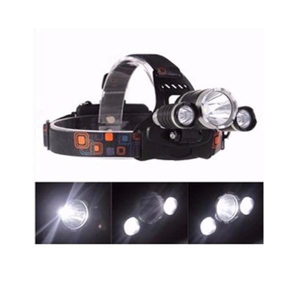 Đèn pin Led siêu sáng đội đầu 3 bóng siêu sáng