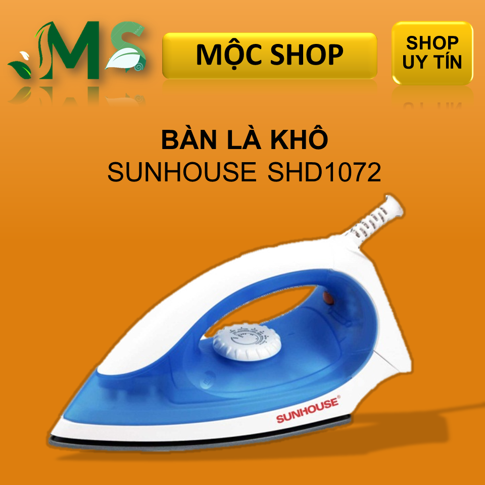 Bàn Ủi Khô Sunhouse SHD1072 - Xanh - Hàng chính hãng