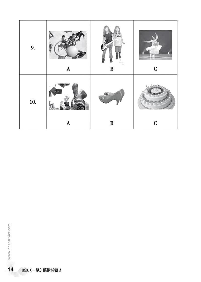 Mô Phỏng Đề Thi HSK - Phiên Bản Mới - Cấp Độ 1