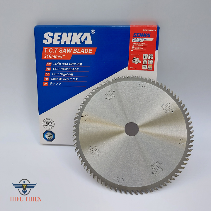 Lưỡi cắt gỗ hợp kim 216mm 80 răng SENKA