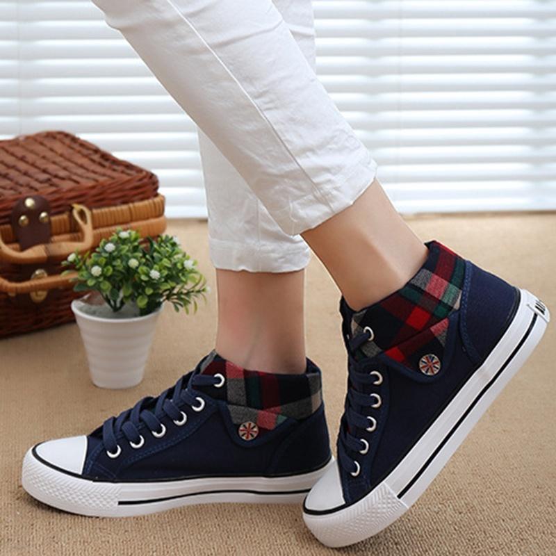 Women Casual Sport Breathable Canvas Shoes
