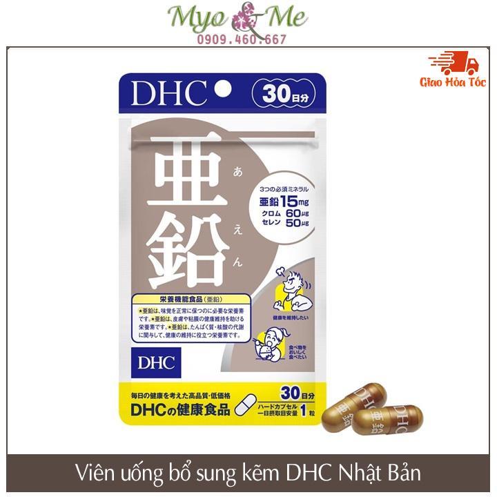Viên uống bổ sung Kẽm DHC Nhật Bản Túi 15/30 ngày