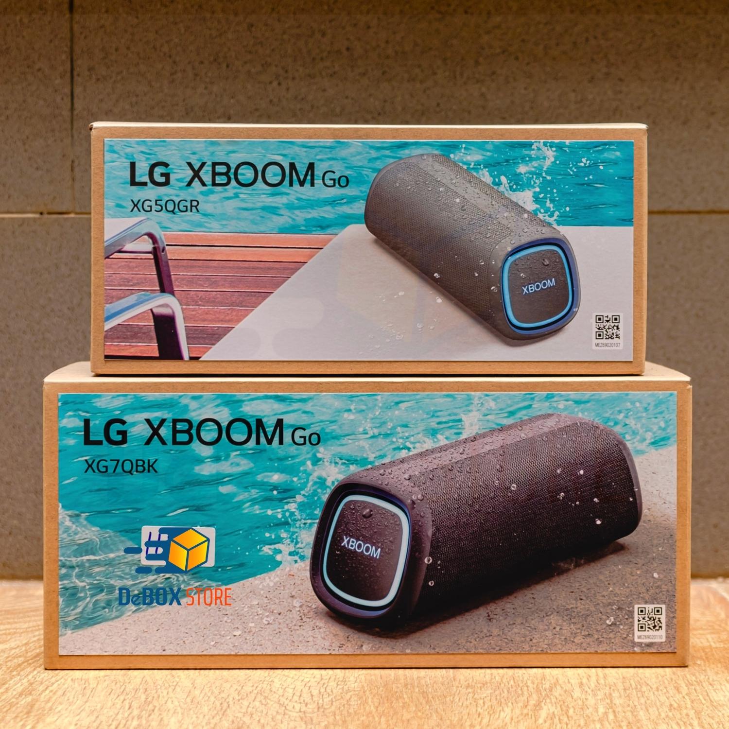 Loa Bluetooth Di Động LG XBOOMGo XG5Q (Xanh Đen) Công suất 20W - Hàng Chính Hãng