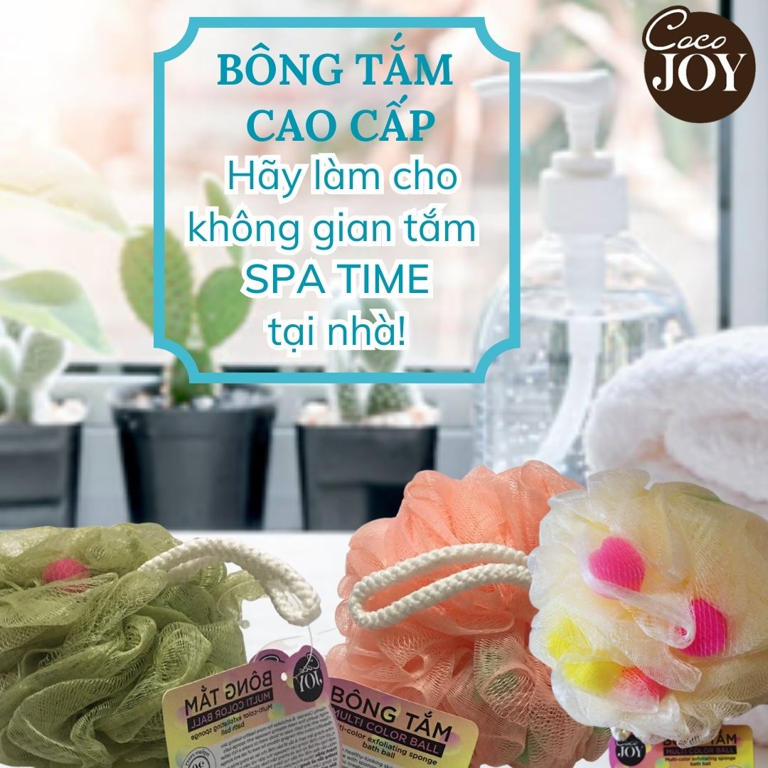 Bông Tắm Mút Mềm Mại Coco Joy