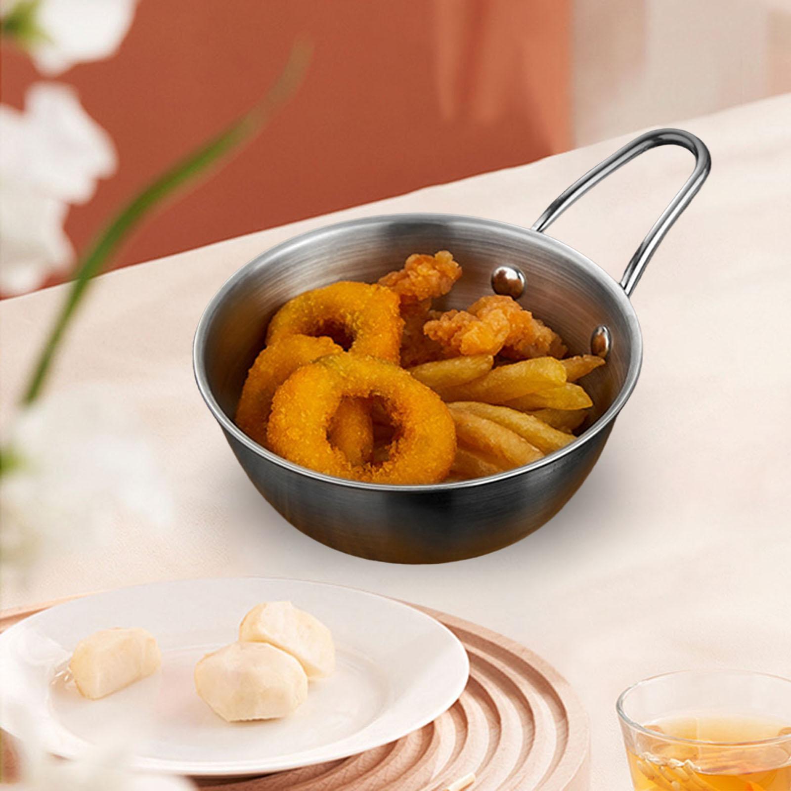 304 Stainless Steel Camping Pot Picnic Bowl Tableware Lightweight Multifunctional Food Bowl for Outdoor Meal Prep, Serving, Baking