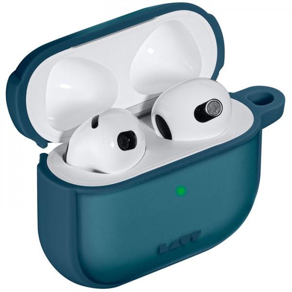 Ốp Airpod LAUT Huex Cho Airpod 3 Chất Liệu Cao Cấp Phủ Cao Su Bảo Vệ Toàn Diện Kèm Móc Treo Kim Loại -Hàng chính hãng