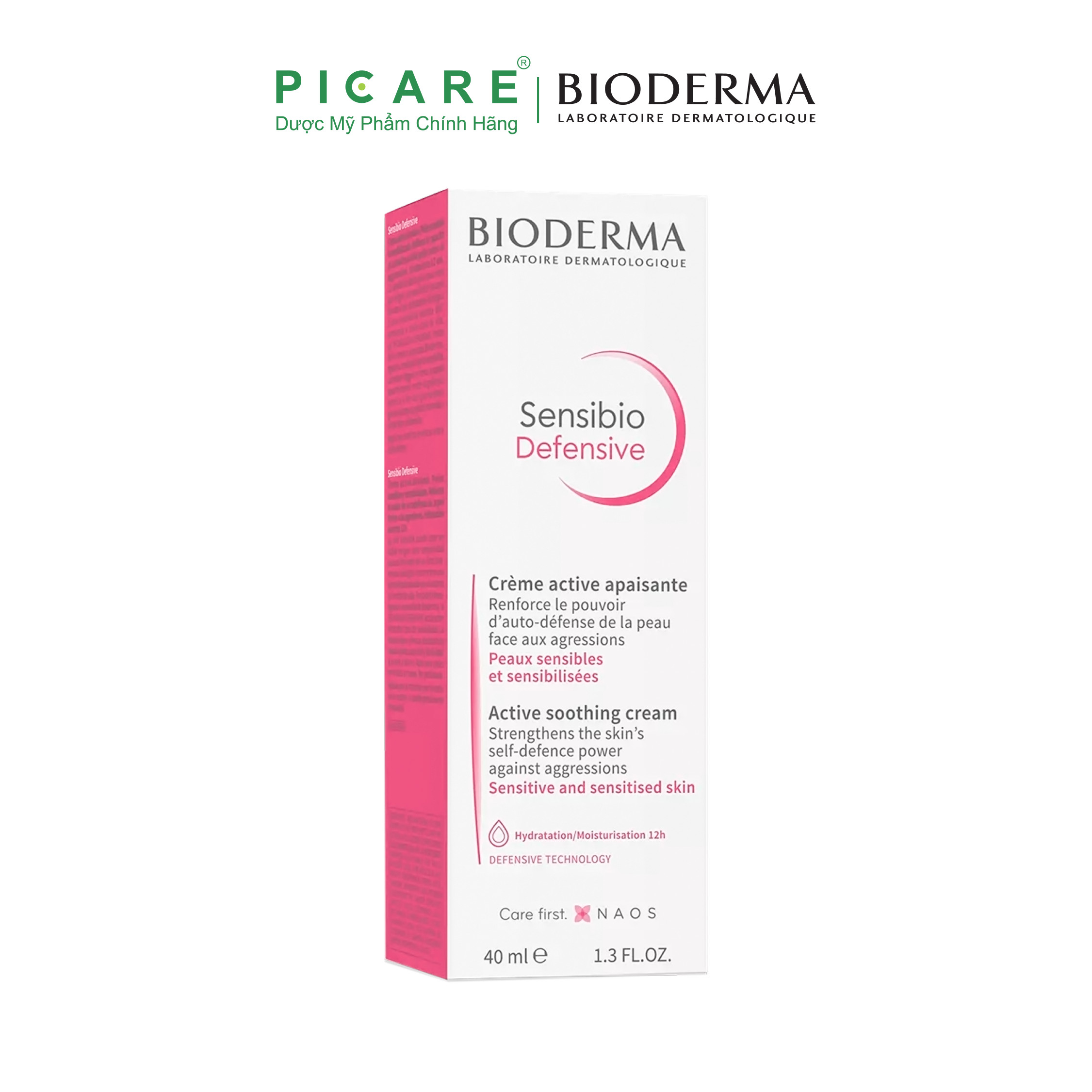 Kem Dưỡng Làm Dịu, Phục Hồi Cho Da Nhạy Cảm Bioderma Sensibio Defensive Cream 40ml