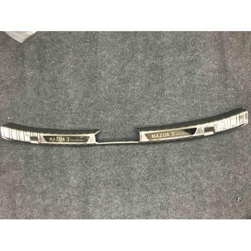 Chống trầy cốp trong, ngoài xe Mazda 3 sedan 2016-2023 inox cao cấp