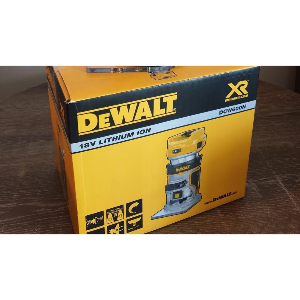 Thân Máy phay dùng pin 18V/20V Max DeWALT DCW600N - Hàng chính hãng