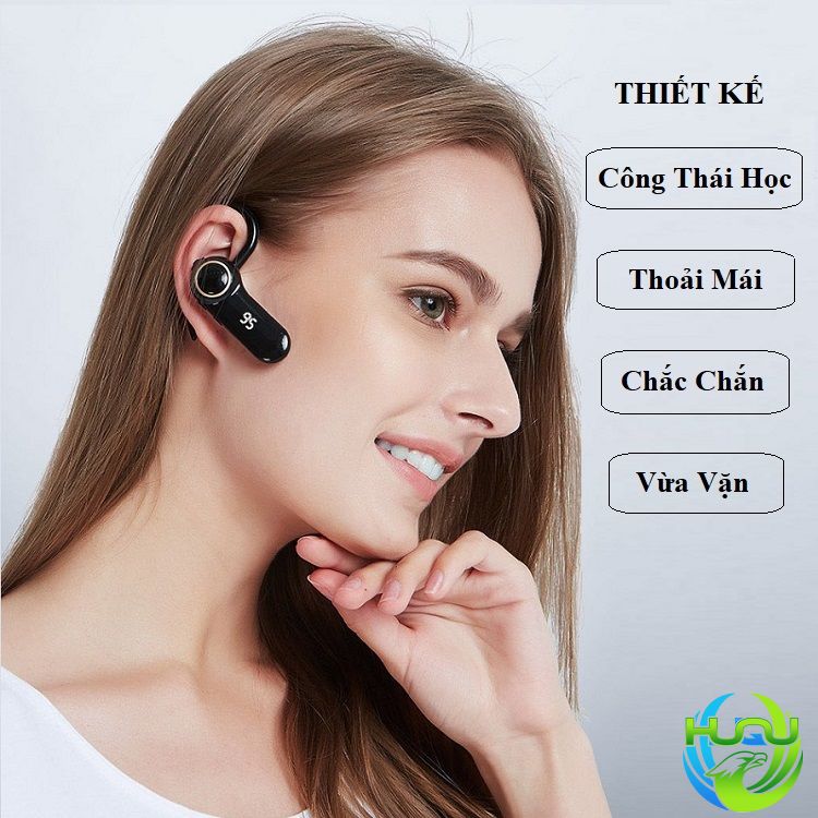 Tai Nghe Móc Tai Giảm Tiếng Ồn Kép HQ-K7/K7D - Thiết kế Công Thái Học