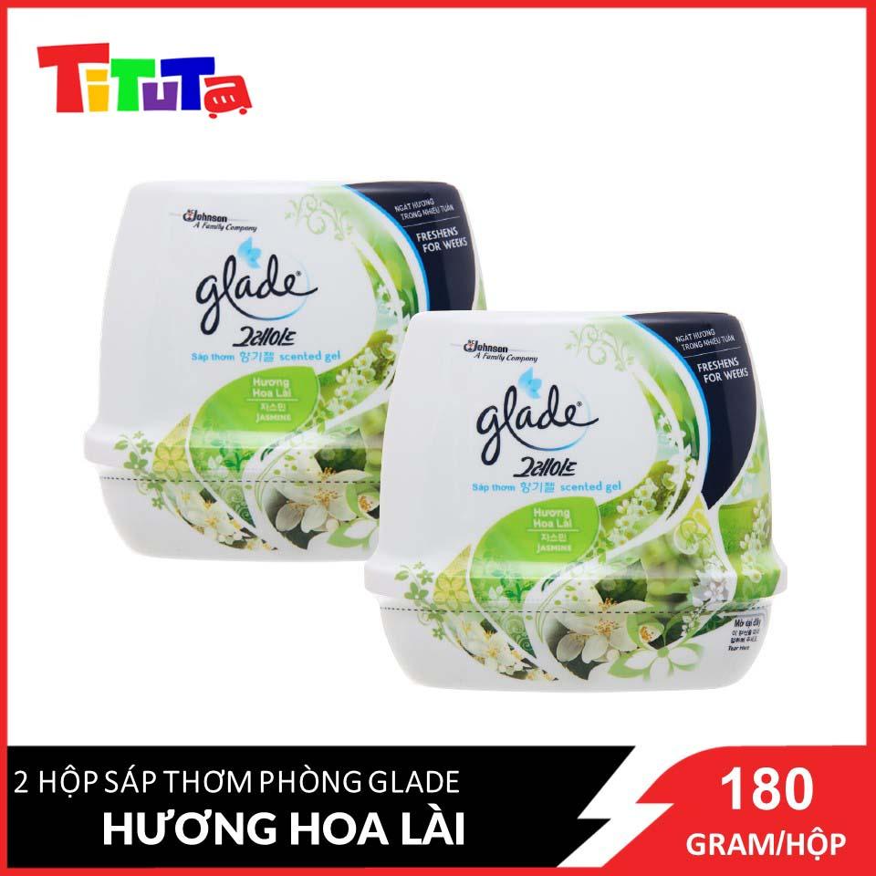 Combo 2 Sáp Thơm Glade Hương Hoa Lài 180gx2