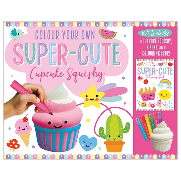 Colour Your Own Super-Cute Cupcake Squishy