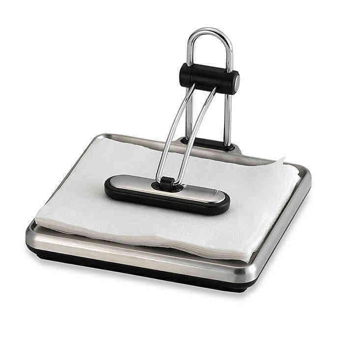 Chặn Giấy Ăn Simplehuman, Dụng Cụ Nhà Bếp Tiện Dụng, Chất Liệu Thép Không Gỉ Bền Đẹp, Nhập Đức