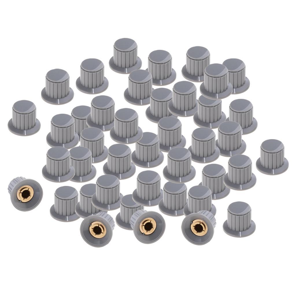 50pcs Potentiometer Bakelite Knob with Copper Core  KYP25-18 6.35mm