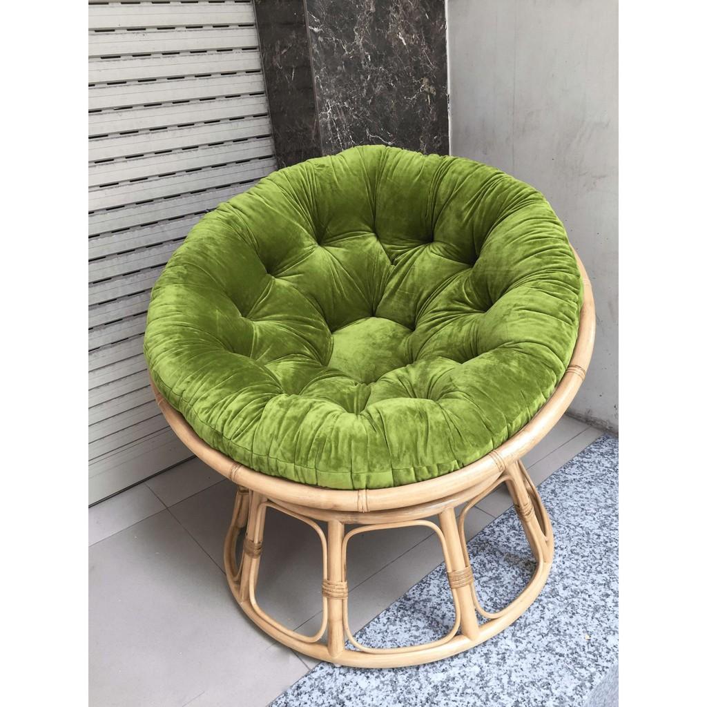 Ghế mây thư giãn PAPASAN 1 mét cao cấp HOME MÂY chất liệu mây chắc chắn (Tự chọn màu)