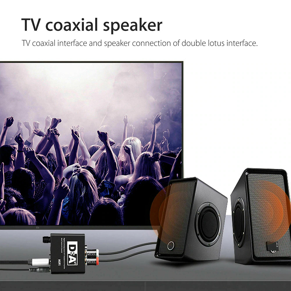 Bộ chuyển đổi âm thanh cáp quang chất lượng cao sang sang AV audio DM6677