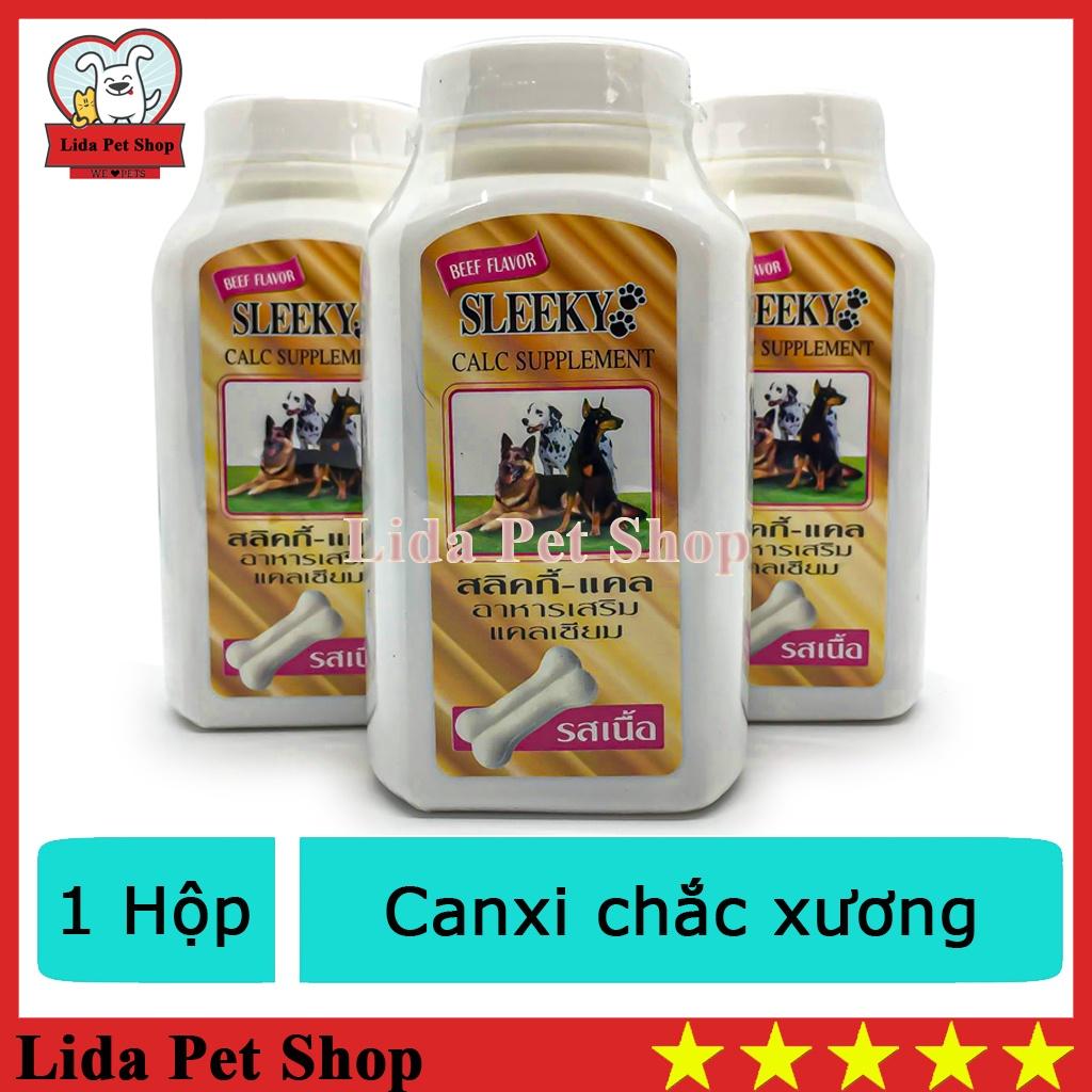 Canxi Sleeky cho chó mèo - bổ sung canxi cho răng và xương khớp chó mèo