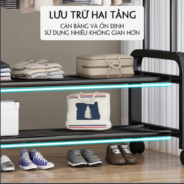 Giá treo quần áo kiểu hàn quốc nhiều chức năng