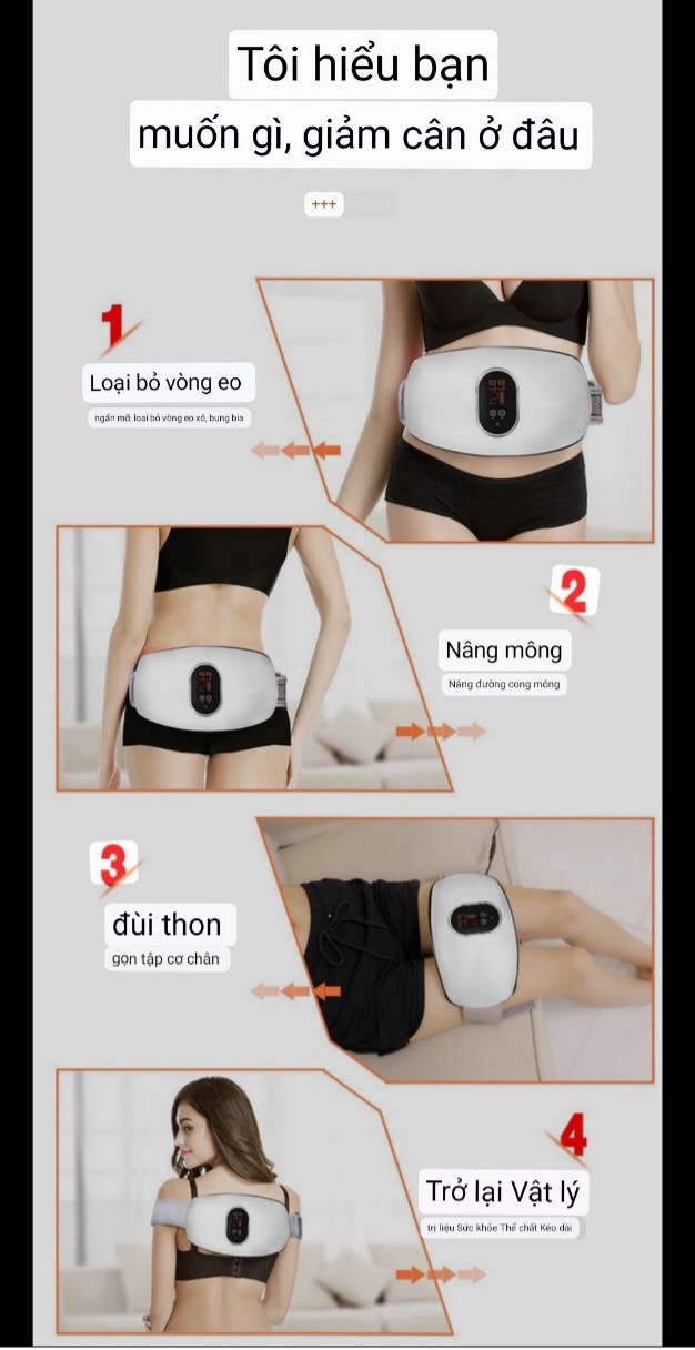 Đai đeo giảm mỡ bụng- đốt cháy mỡ thừa