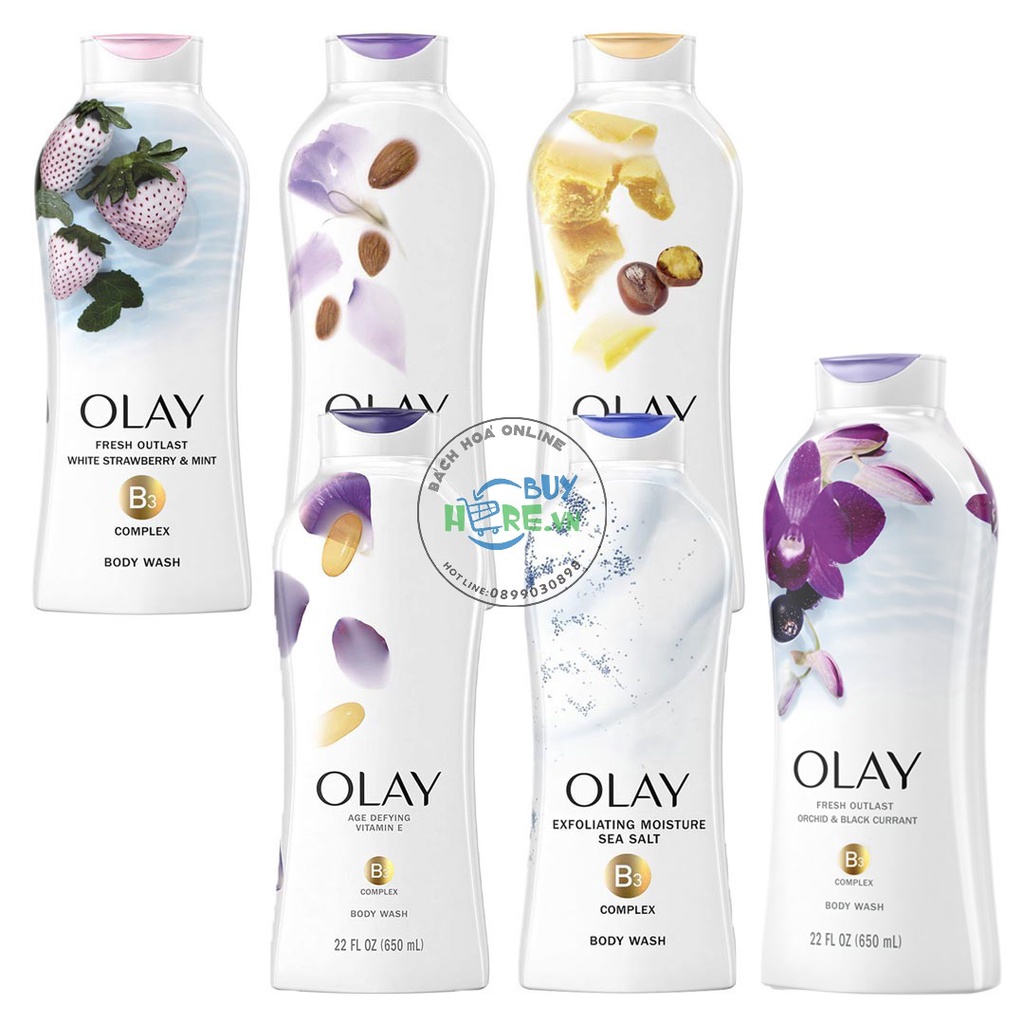 Sữa Tắm Olay Ultra Moisture Shea Butter 650ml - USA