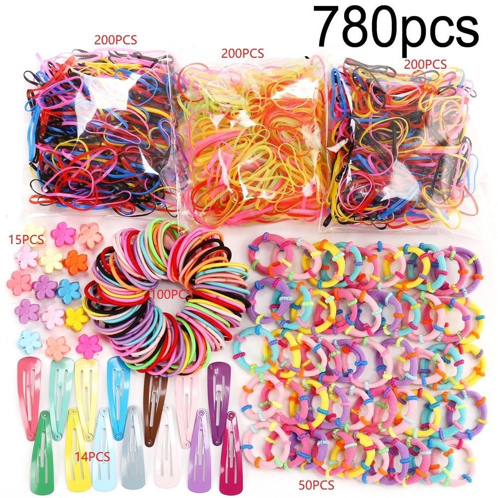 Set Kẹp Tóc Siêu Xinh Cho Bé, Hộp Kẹp Tóc 780 Món - Chi Tiết , Phụ Kiện Tóc Xinh Cho Bé