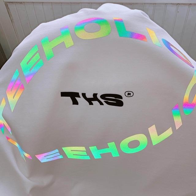 Áo Thun Unisex In Hình Logo TeeHolic Phản Quang