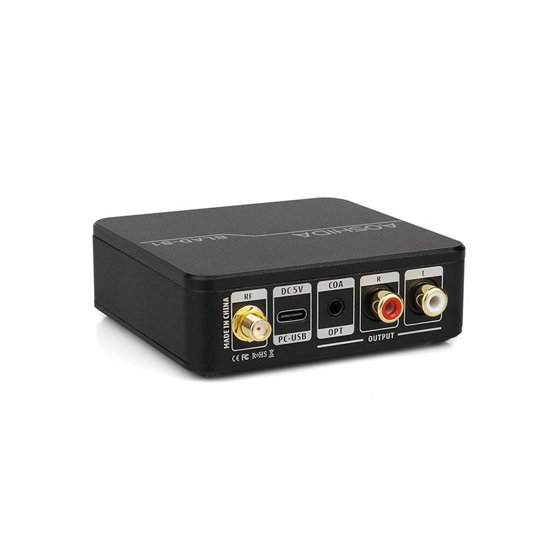 AOSHIDA BLAD-S1 QCC5125 Bộ thu âm thanh Bluetooth 5.1 ES9018 giải mã lossless Giải mã LDAC HD Đầu ra OPTICAL/COAXIAL/RCA