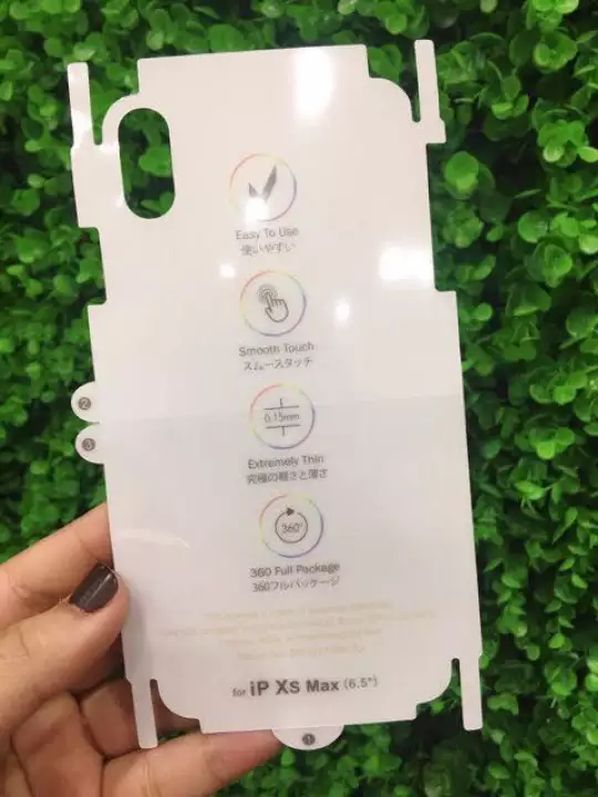 [HCM]Miếng dán PPF Full viền mặt lưng sau cho iPhone X / iPhone XS