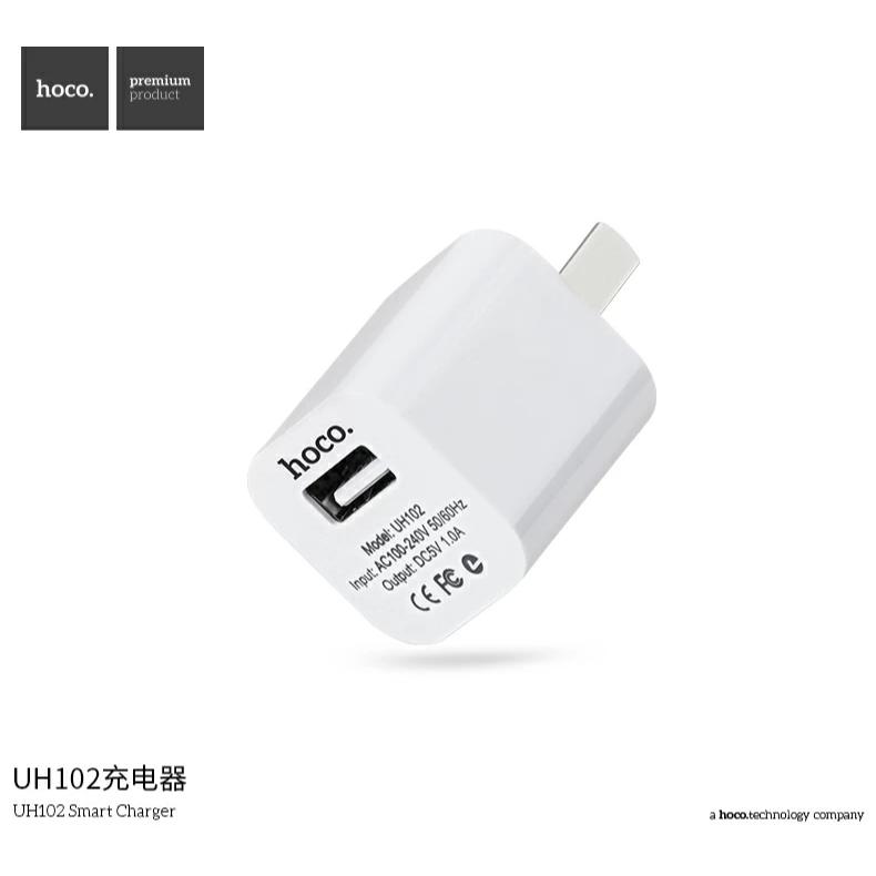 Củ sạc USB hàng chính hãng Hoco UH102, cốc sạc cho IP/Android