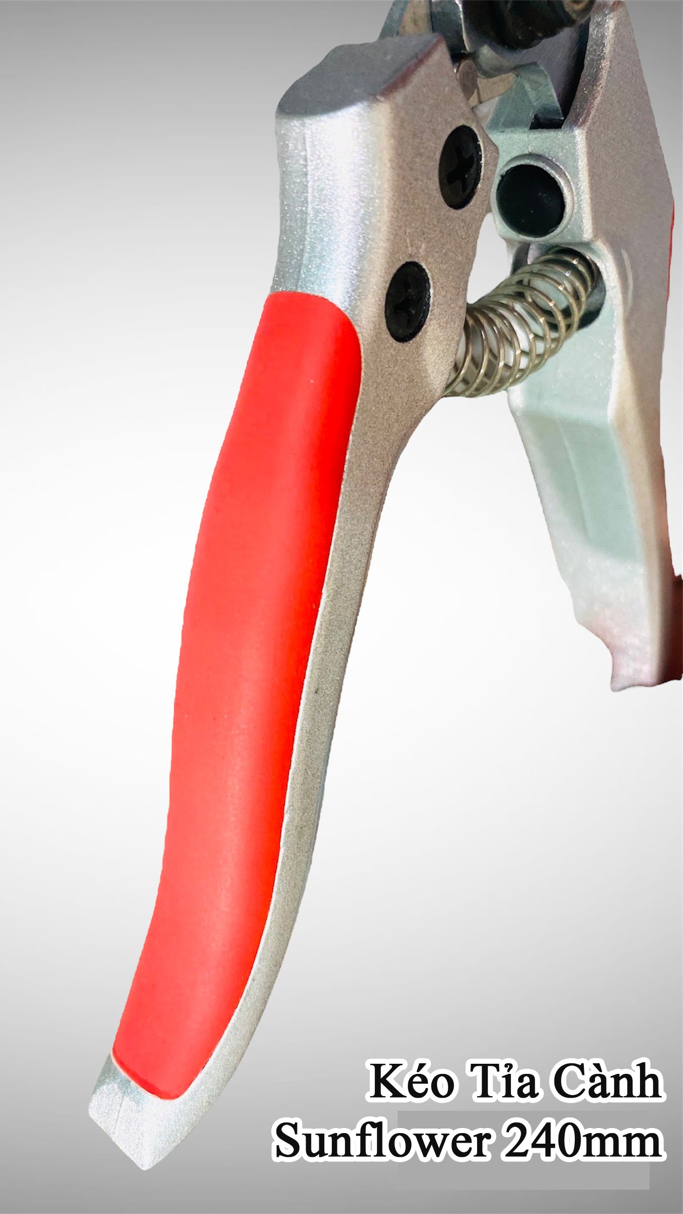 Kéo Tỉa cành KIRERU YOROKOBI Nhật Bản 240mm: Lưỡi Thép Trắng SK 85 - Cán Nhôm | Có Lò Xo Giảm Lực & Chốt Khóa An Toàn - TsubameSanjo Japan Shop