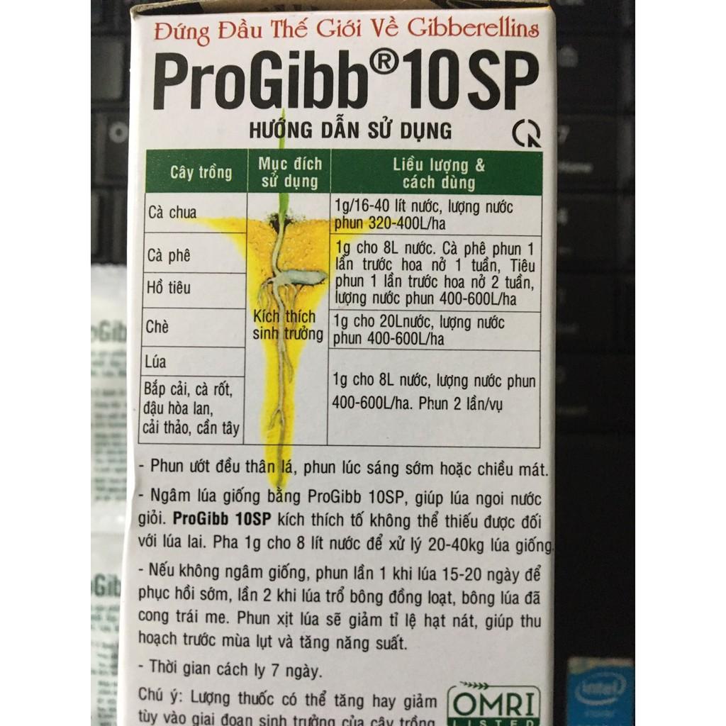 02 gói Điều hòa sinh trưởng cây trồng Progibb 10SP