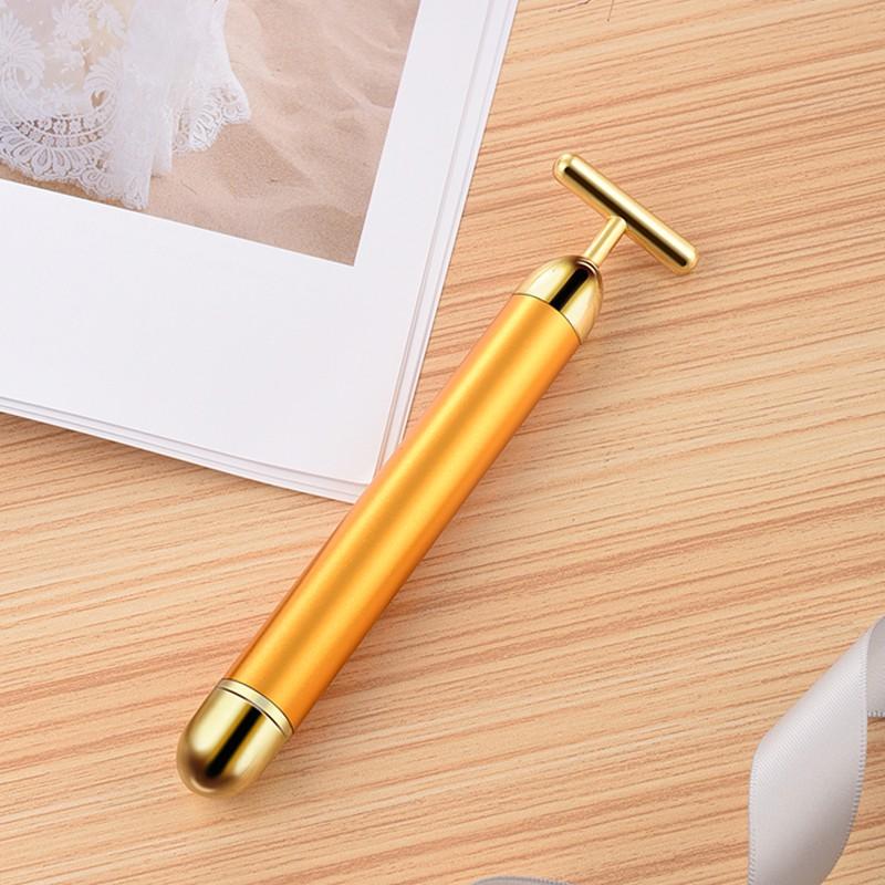 (Hàng Có Sẵn) Cây lăn massage mặt nâng cơ săn da mặt giảm nếp nhăn &amp; Máy Mát Xa Mắt Mini (Hàng Chính Hãng)