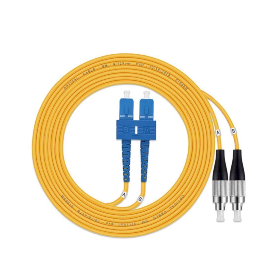 Ugreen UG80216NW220TK 3M LC-FC Màu vàng Cáp nhảy quang Single mode Duplex Fiber - HÀNG CHÍNH HÃNG