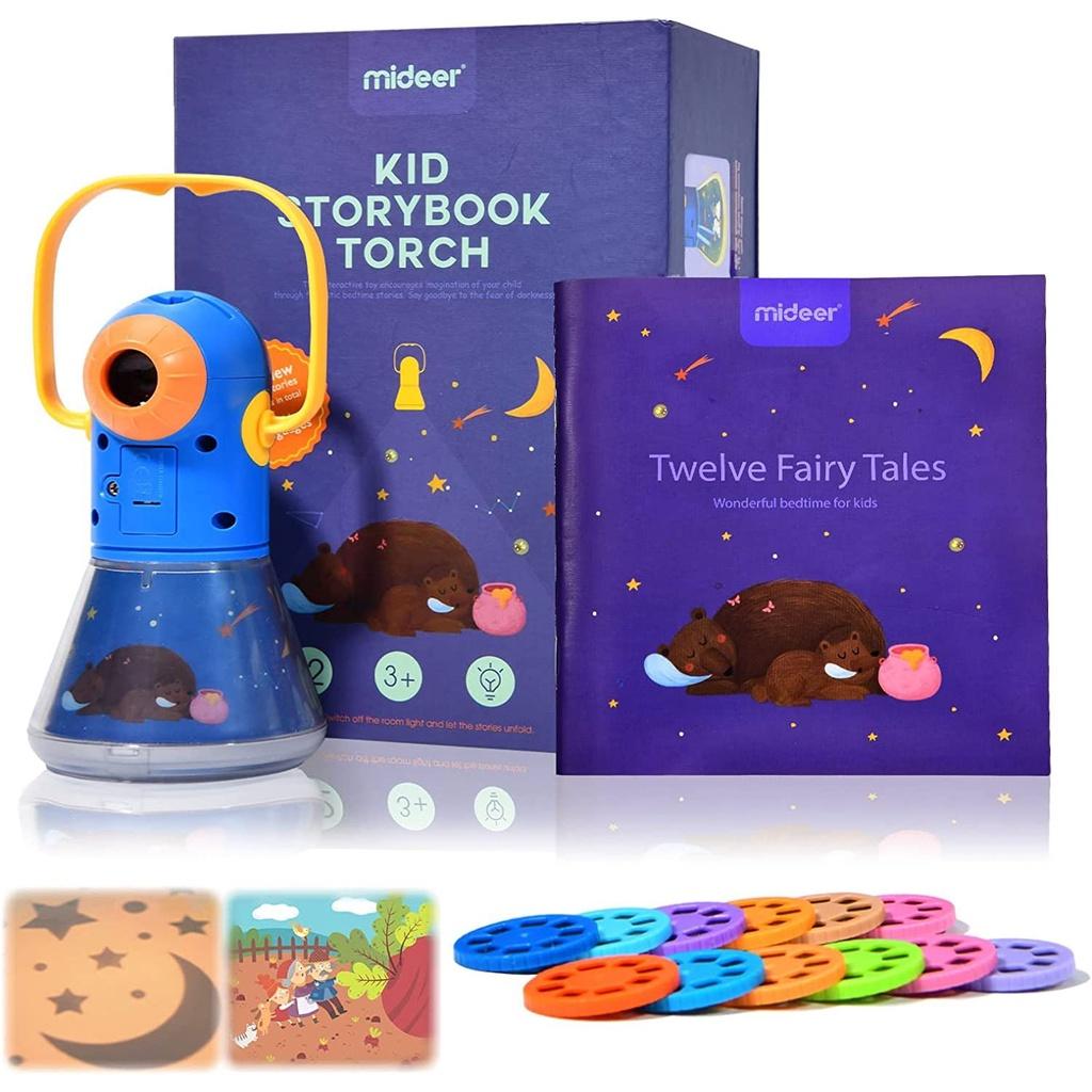 Đèn Pin Chiếu Hình Kể Chuyện Cổ Tích Mideer Kid Storybook Torch