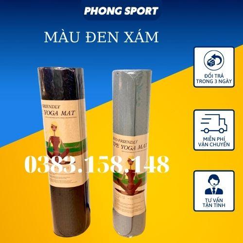 Thảm Tập Yoga 2 Lớp TPE Độ Dày Chuẩn 8mm , Thảm Tập Gym Chống Trơn Trượt Và Không Thấm Mồ Hôi Cao Cấp p8