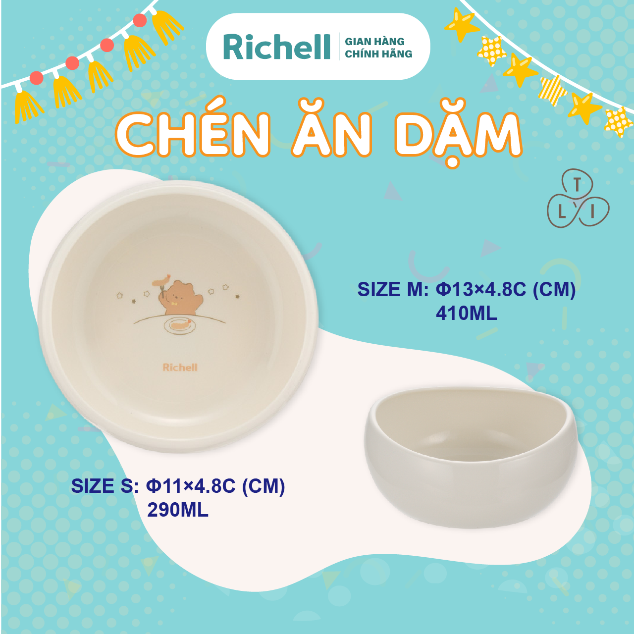 Đế hít chén &amp; khay RICHELL TLI khách đọc kĩ mô tả | Baby