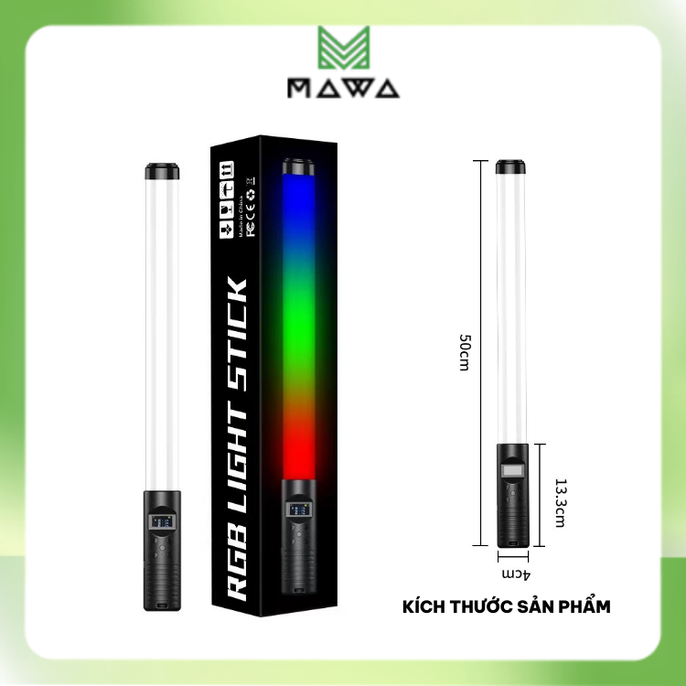 Đèn LED RGB nhiều màu đa năng, hiệu ứng hỗ trợ ánh sáng chụp hình, quay video - Hàng chính hãng
