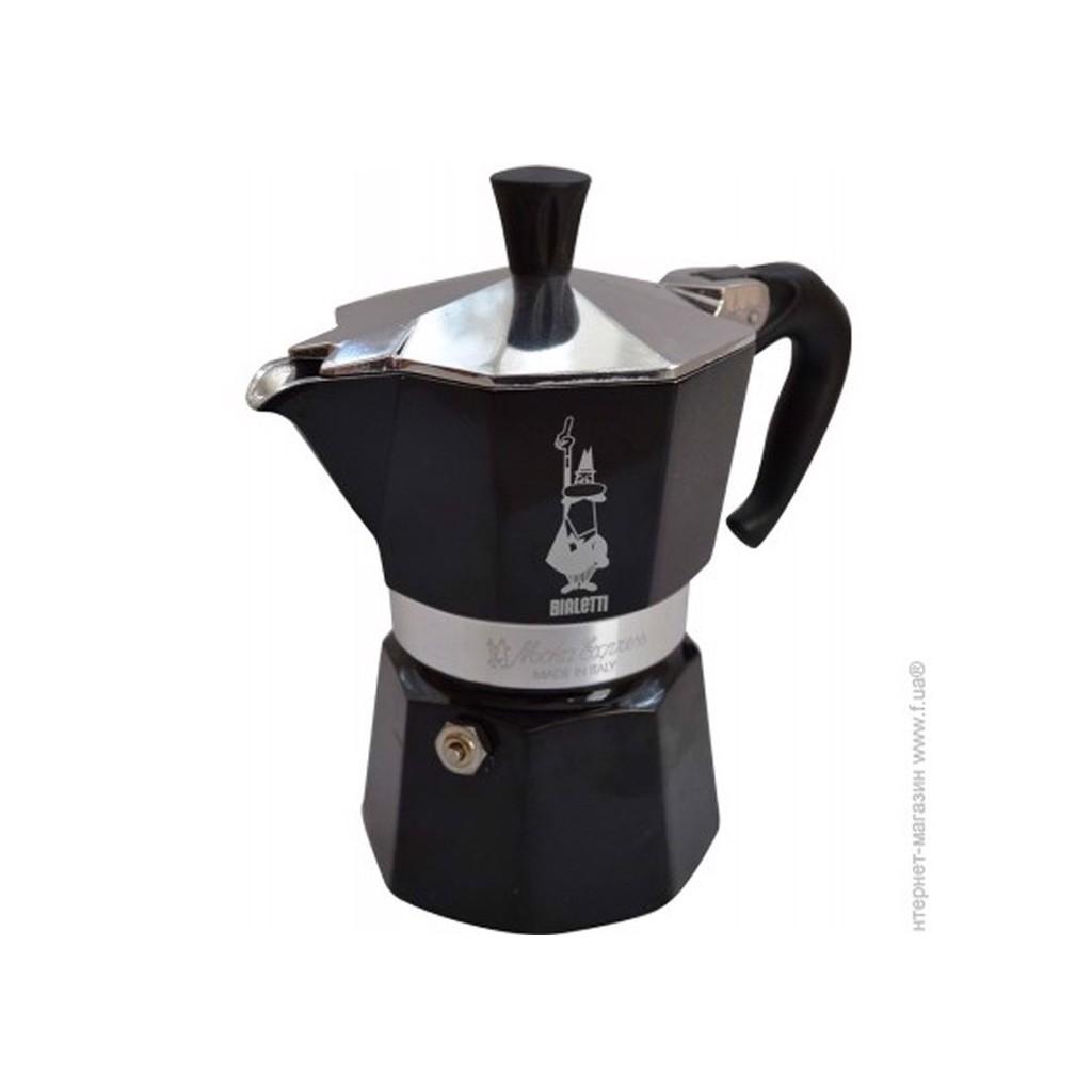 Bình pha cà phê Bialetti - Mokka 3 cup màu đen - 0004952