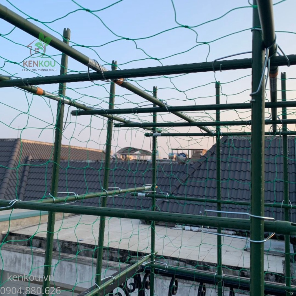 Lưới làm giàn leo khổ 1.8m x dài 10m Hàng Chính Hãng DAIM Nhật Bản làm giàn leo cà chua, dưa leo, các loại đậu,.
