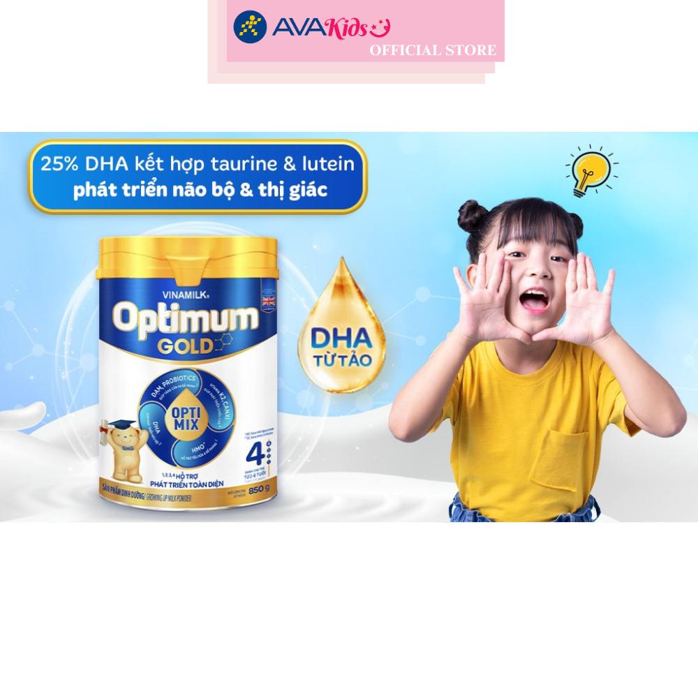 Sữa bột Vinamilk Optimum Gold số 4 850g (2 - 6 tuổi)