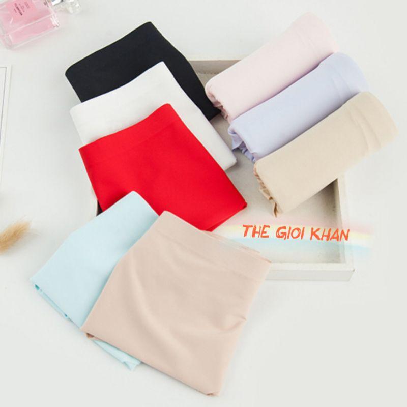 Hình ảnh Quần Lót Nữ Đúc Su không đường may thun lạnh có size XXL kháng khuẩn co dãn full size