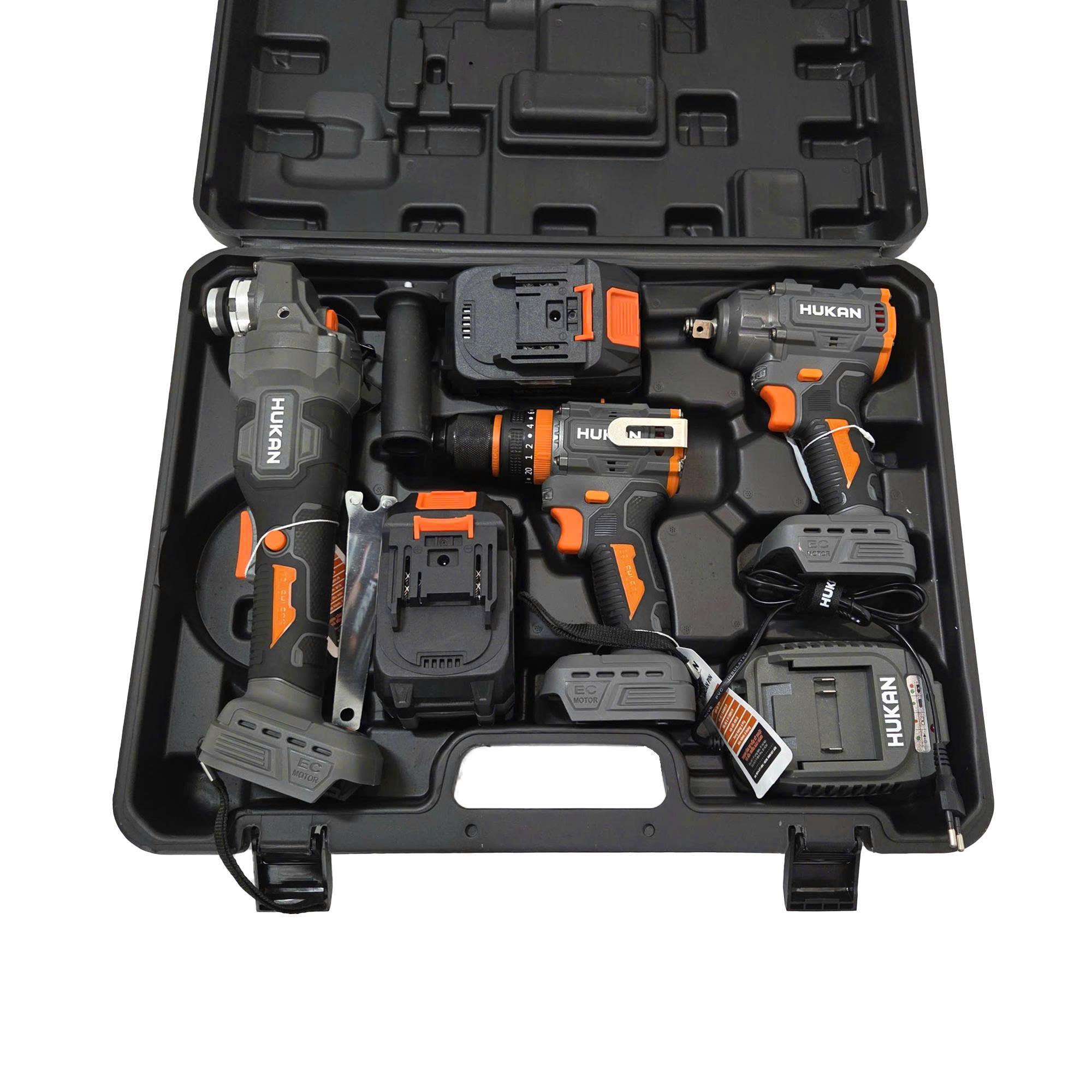 BỘ DỤNG CỤ PIN: MÀI , BULONG &amp; KHOAN 21V G1-CB01503 HUKAN -HÀNG CHÍNH HÃNG