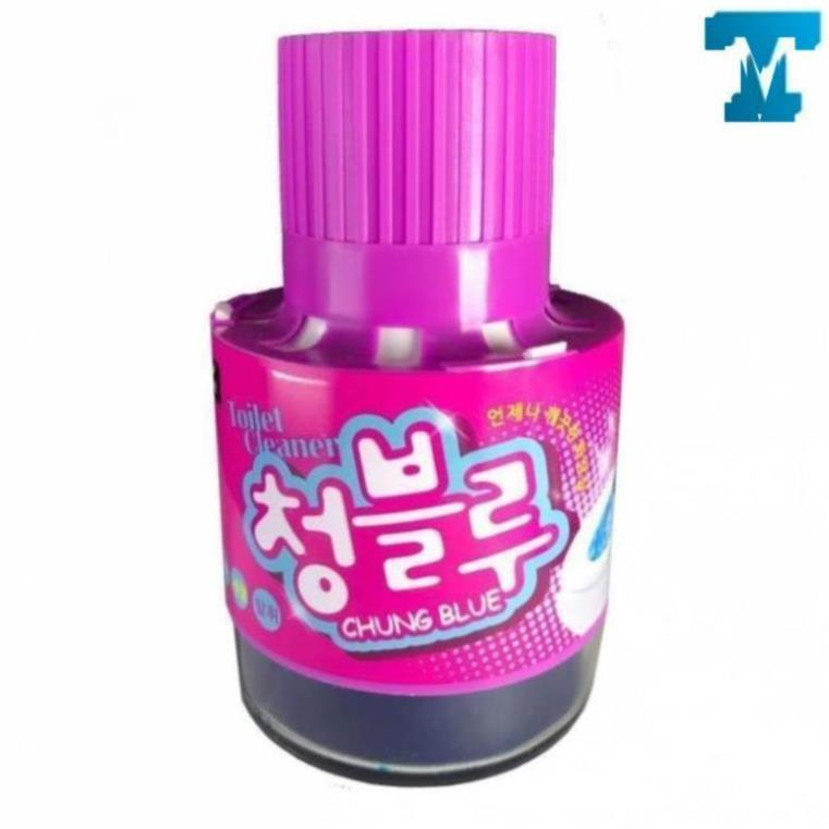 Chai Thả Bồn Cầu Toilet Hàn Quốc Chung Blue - Lọ Tẩy Bồn Cầu Khử Mùi, Diệt Khuẩn