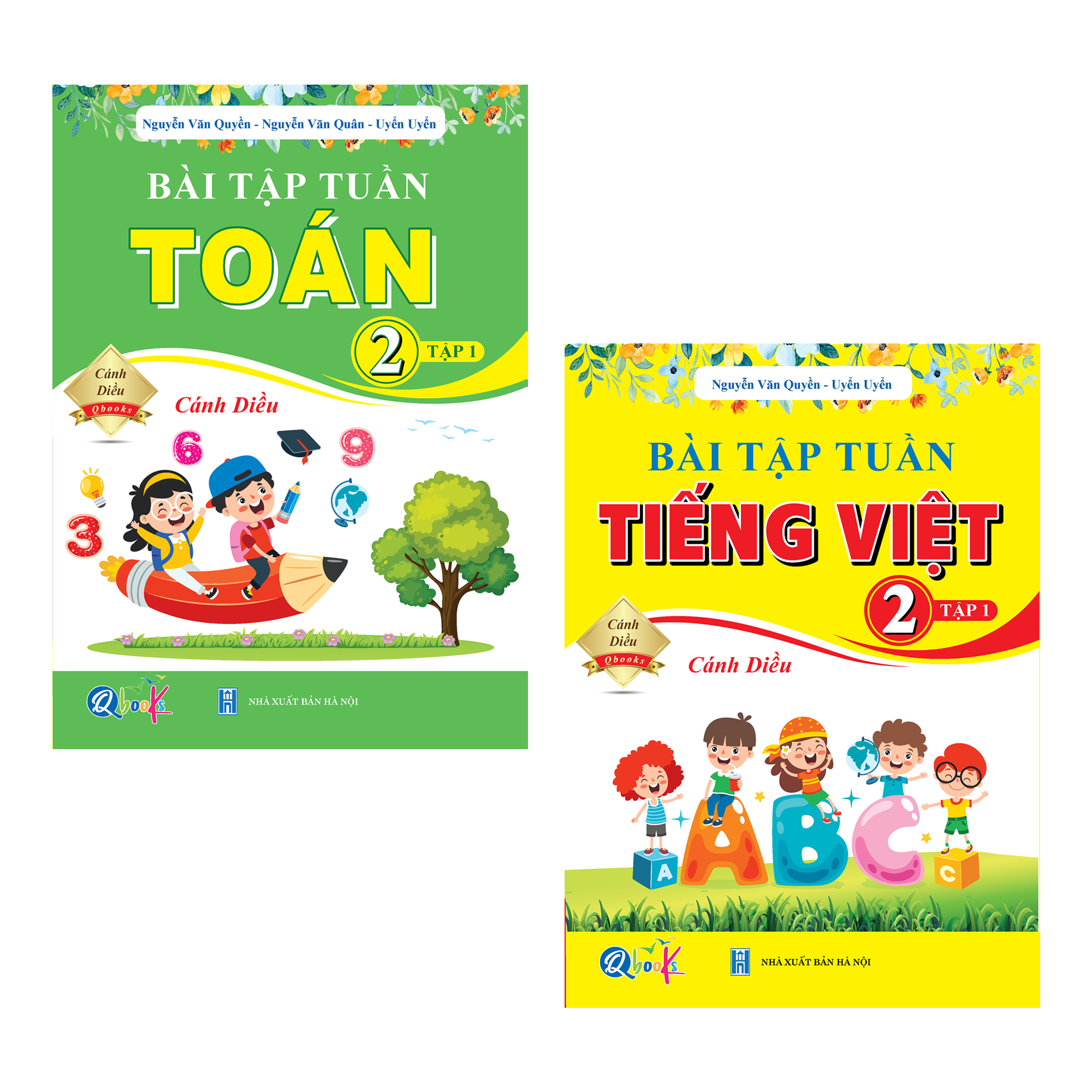 Combo Bài Tập Tuần Toán, Tiếng Việt Lớp 2 - Cánh Diều