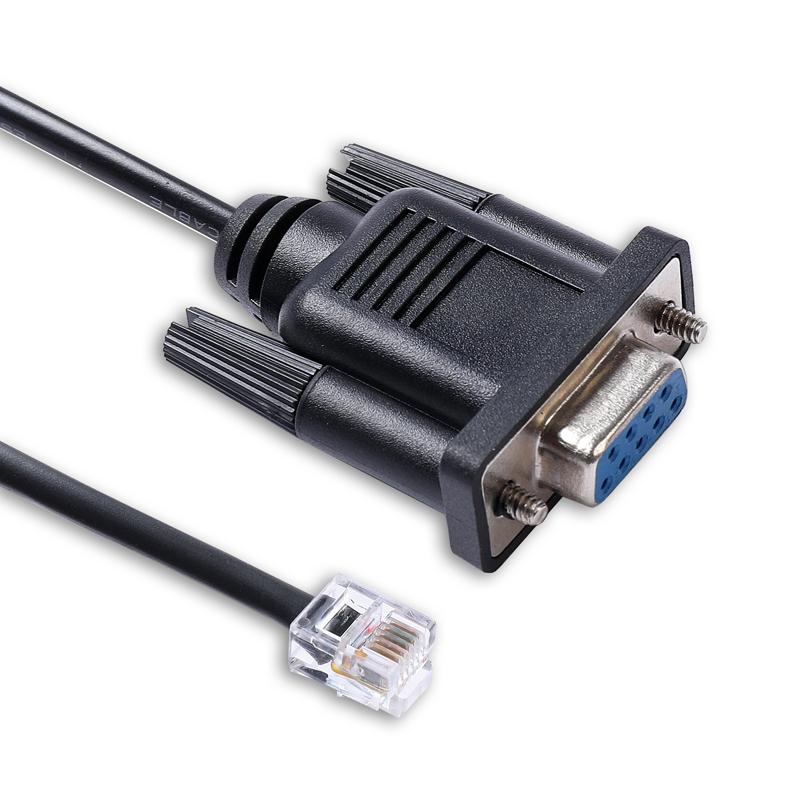 Cáp lập trình PLC trực tiếp DB9 Nữ RS232 nối tiếp đến RJ12 6P6C cho DL05 DL06 DL105 DL205 D3-350 D4-450 D2-DSCBL