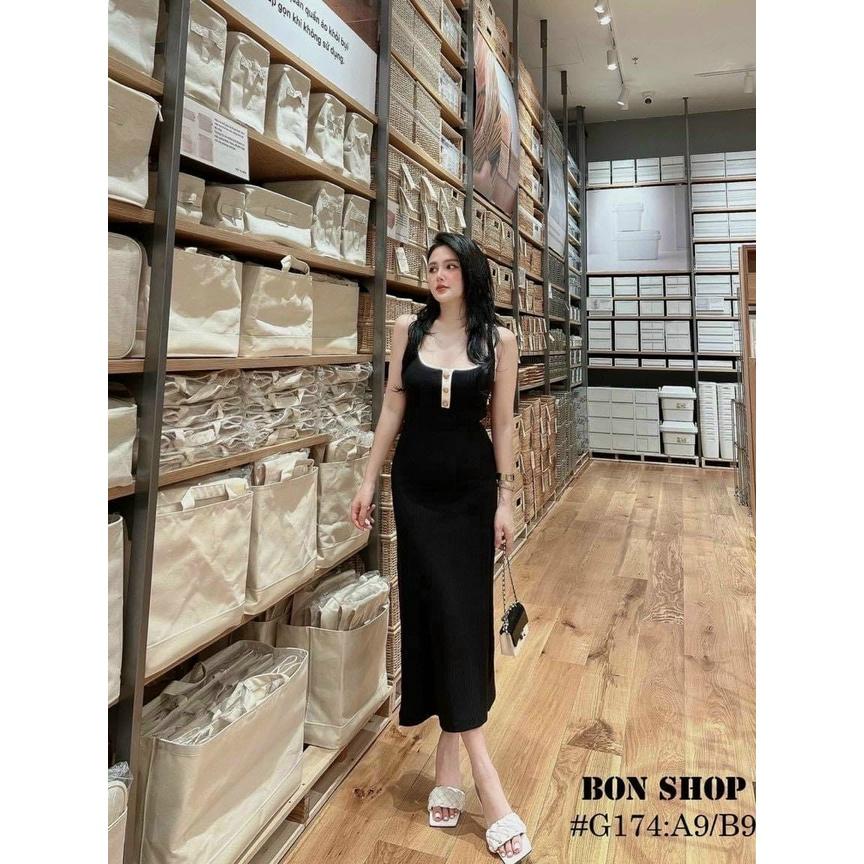 Đầm váy nữ body ba lỗ đính nút viền trắng quyến rũ thích hợp cho các tình yêu mặc hằng ngày hoặc đi chơi