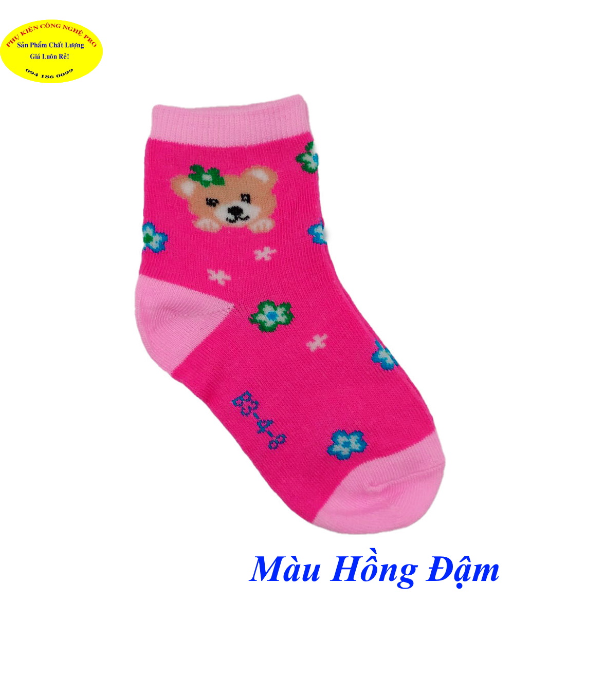 Tất Vớ cho trẻ từ 4 tuổi đến 8 tuổi In hình bất kỳ Chất liệu thun cotton co giãn, dày êm, Bảo vệ đôi chân