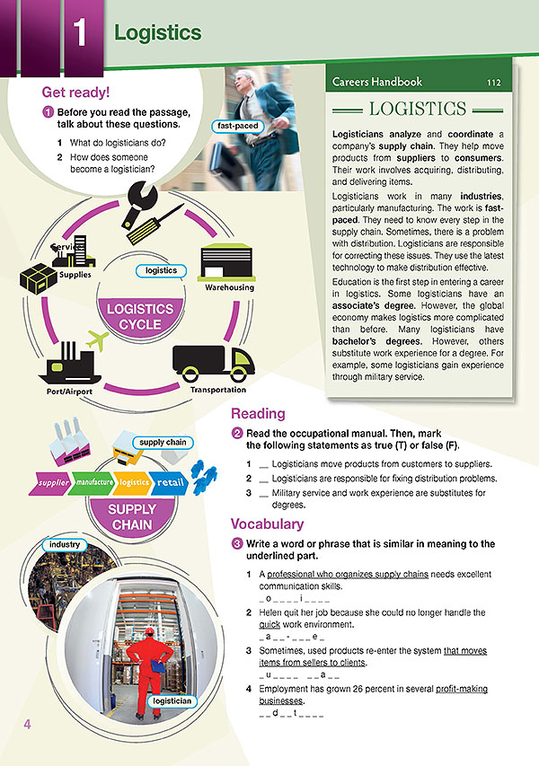 Career Paths Logistics (Esp) Student's Book With Digibook App.
