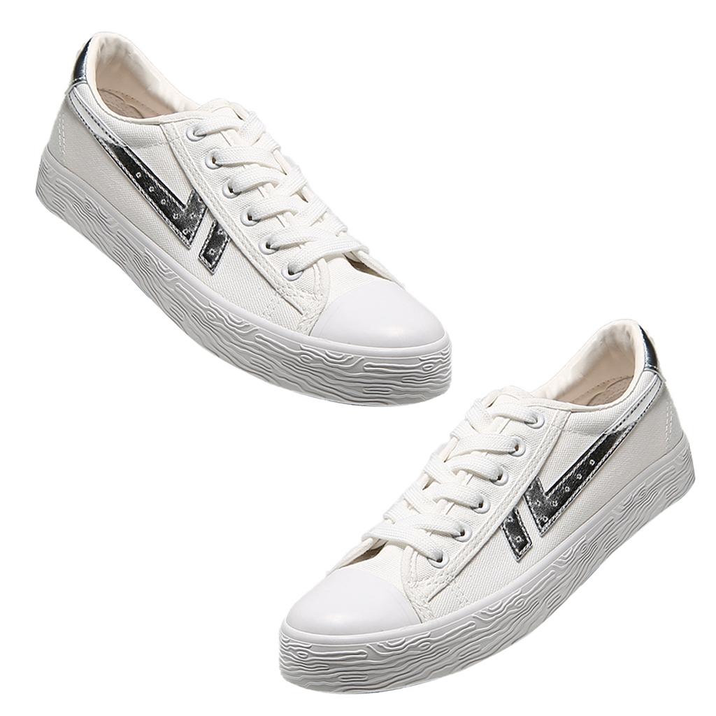 Classic Canvas Shoes for Men,Comfort Lace-up Casual Sneakers Low Cut Shoes