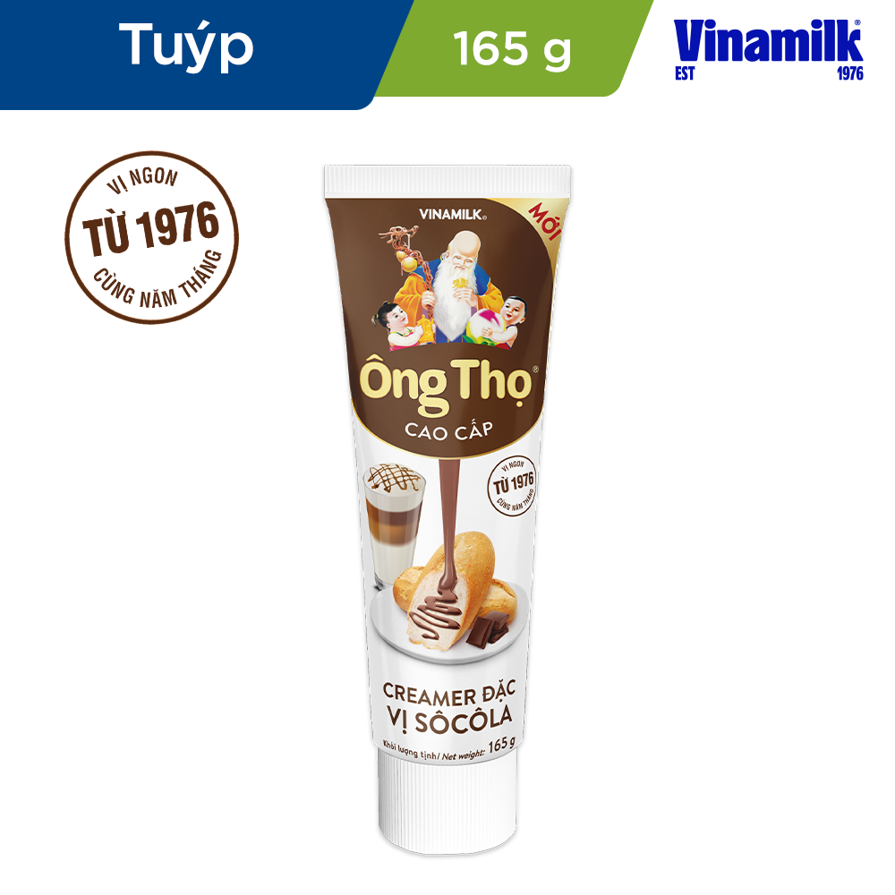 Thùng Sữa Đặc Có Đường Vinamilk Ông Thọ Đỏ (Tuýp 165g)